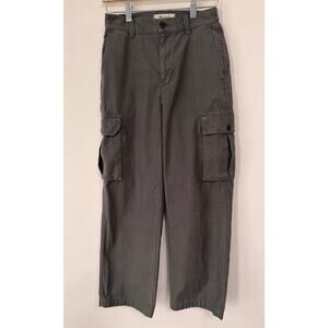 Madewell utility straight leg cargo pants sz 23 Y2K streetwear soft utility